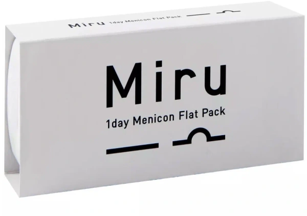 Контактные линзы MIRU Flat Pack Menicon Miru 1 day (30 линз) - фото, цена в интернет-магазине Мода-Оптик Архангельск